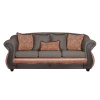 Sofá 3 Cuerpos Ashly Chocolate Terracota