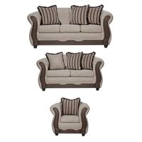 Juego de Living 3 2 1 Sofia Beige