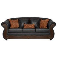 Sofá 3 Cuerpos Estambul Negro