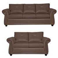 Juego de Living 3 2 Bristol Chocolate