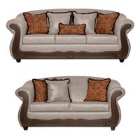 Juego de Living 3 2 Estambul Crema