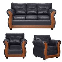 Juego de Living 3 1 1 Toronto Negro