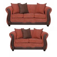 Juego de Living 3 2 Barcelona Terracota