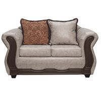 Sofá 2 Cuerpos Sofia PU Crema