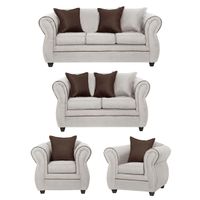 Juego de Living 3 2 1 1 Emili Crudo