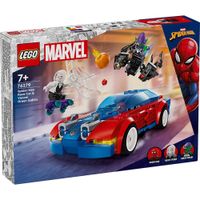 Lego Super Heroes Auto De Carreras De Spiderman Duende Verde