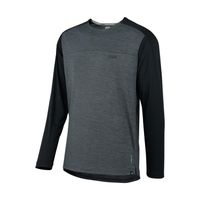 Jersey IXS Manga Larga Flow X Grafito Negro