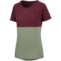 Polera IXS Mujer Flow Tech Mountain Raisin Olive S