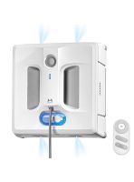 HUTT A1 Robot limpia vidrios, 4 rociadores de agua mejorados y 6000 PA Succion