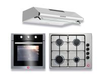 KIT EMP. URSUS TROTTER ENCIMERA G4 GAS LICUADO / CAMPANA FF 60CM INOX 1M / HORNO ELECT. EPC4 DL