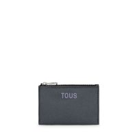 Monedero tarjetero negro New Dorp