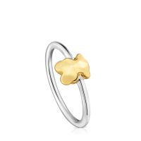 Anillo oso bicolor Icon Metal