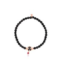 Pulsera Motif de Plata Vermeil rosa Tous