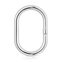 Anilla de plata 45 mm Hold Oval