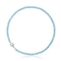 Collar de plata y calcedonia tratada azul TOUS MANIFESTO