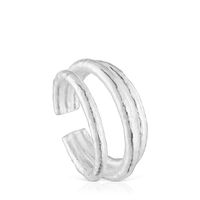 Anillo abierto de plata Duna