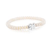 Pulsera Sweet Dolls Oso de Perlas y Plata Tous