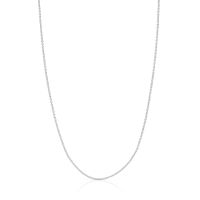 Gargantilla de oro blanco 40 cm Basics