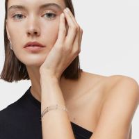 Pulsera triple cadena de plata Basicos