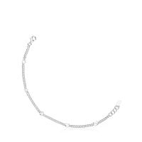 Pulsera cadena de plata motivos Bold Motif