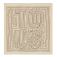 Pañuelo cuadrado beige TOUS Maze