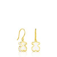 Pendientes Galaxy de Plata Vermeil Dorado