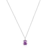 Collar Icon Color de plata y amatista Tous