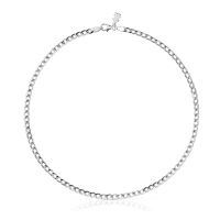 Gargantilla barbada de plata 35 cm Chain