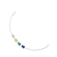Pulsera Tous New Color de Plata con Gemas