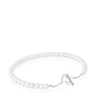 Pulsera esclava con perlas cultivadas I-Bear