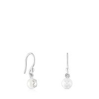 Aros cortos Icon Pearl de plata y perla Tous