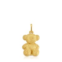 Colgante oso mediano oro 18 kt plata diamantada Bold Bear