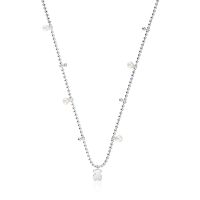 Collar de plata perlas cultivadas colgante oso Sweet Dolls