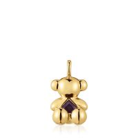 Colgante oso con baño de oro 18 kt sobre plata Bold Bear
