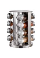 Set de 16 Especieros Croix Base Giratoria Acero Inoxidable