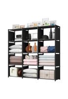 Estantería Multiuso DecoTeam 12 Compartimientos 130x42x170