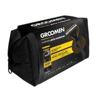 Grooomen Pack Maquina Afeitar Black 300x1 + Bolso