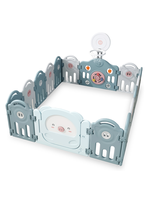 Corral para bebe Celeste modelo 14+2 paneles