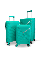 Set de 3 Maletas Rígidas color Verde