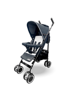 Coche Paseo Bebé Plegable Kidstar Azul Toldo Extensible