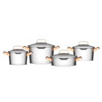 Bateria Simple Cook Niza cobre 8 pzs