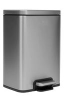 Basurero Eko Madison Rectangular Pedal SS 12L