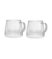 Set 2 Mugs de vidrio 250ml Coquinaria