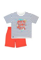 Pijama kids niño listado dino 273g