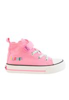 Zapatilla urbana caña velcro elastico kids niña 856