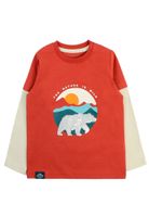 Polera kids niño doble manga arctic 231 W24b