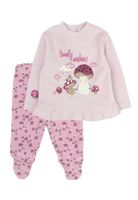 Conjunto newborn niña plush fungi 123