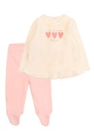 Conjunto newborn niña plush heart 124