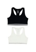 Pack doble sosten teens niña  liso 667g