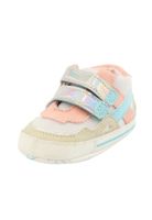 Zapatilla caña velcro elástico newborn niña 801